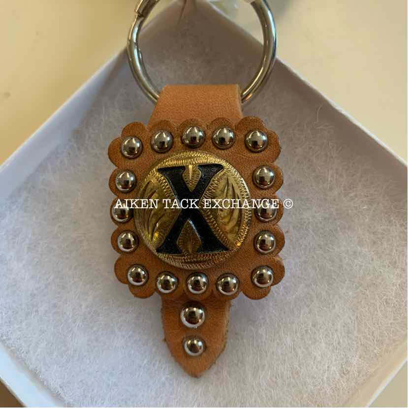 "X" Initial Key Chain, Brand New
