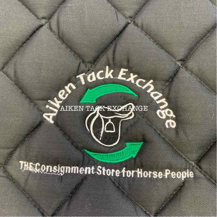 ATE Logo Dressage Saddle Pad, Black