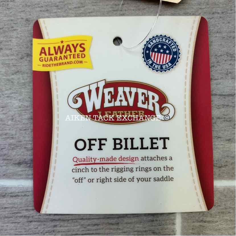 Weaver Single Ply Leather Off Billet, Dark Chocolate, 1 3/4" x 39"