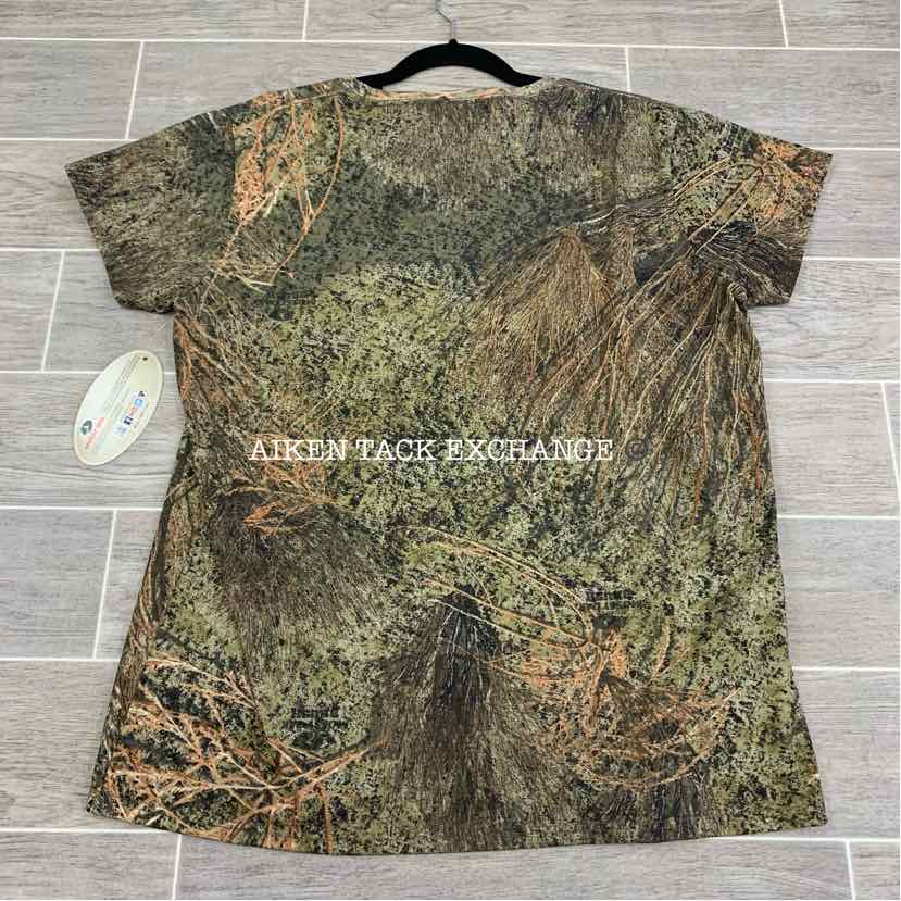 Mossy Oak Mossy Brush Camo Camouflage Short Sleeve T-Shirt, Size XL, Brand New