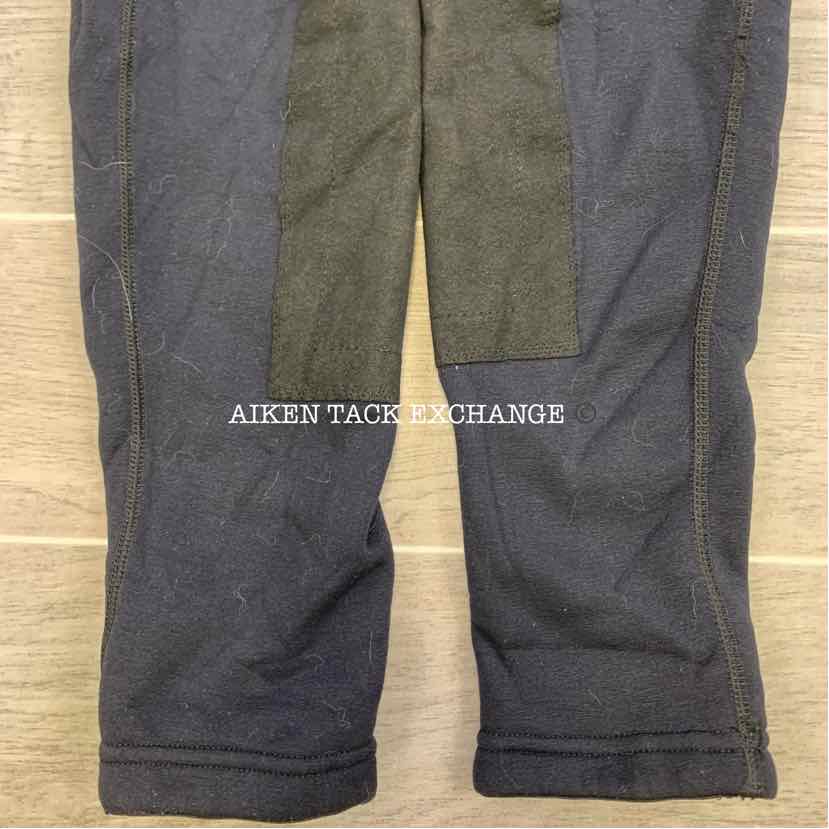 Kerrits Fleece Lined Knee Patch Tights, Size Medium