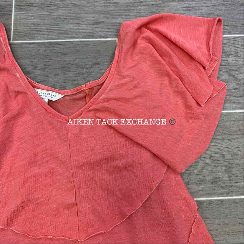 Lucky Brand Short Sleeve Top, XSmall