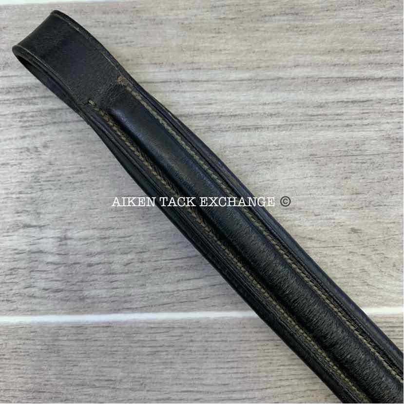 Anky Plain Raised Browband, Size Cob 15"