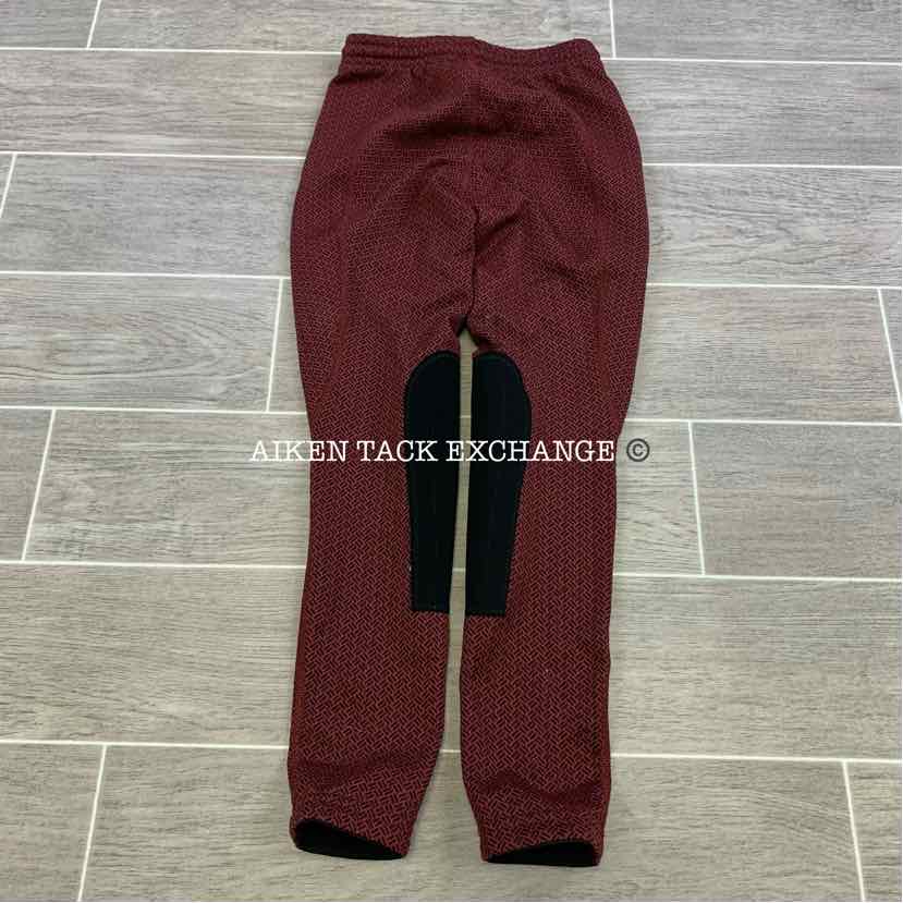 Kerrits Fleece Lite Knee Patch Tights, Size Medium