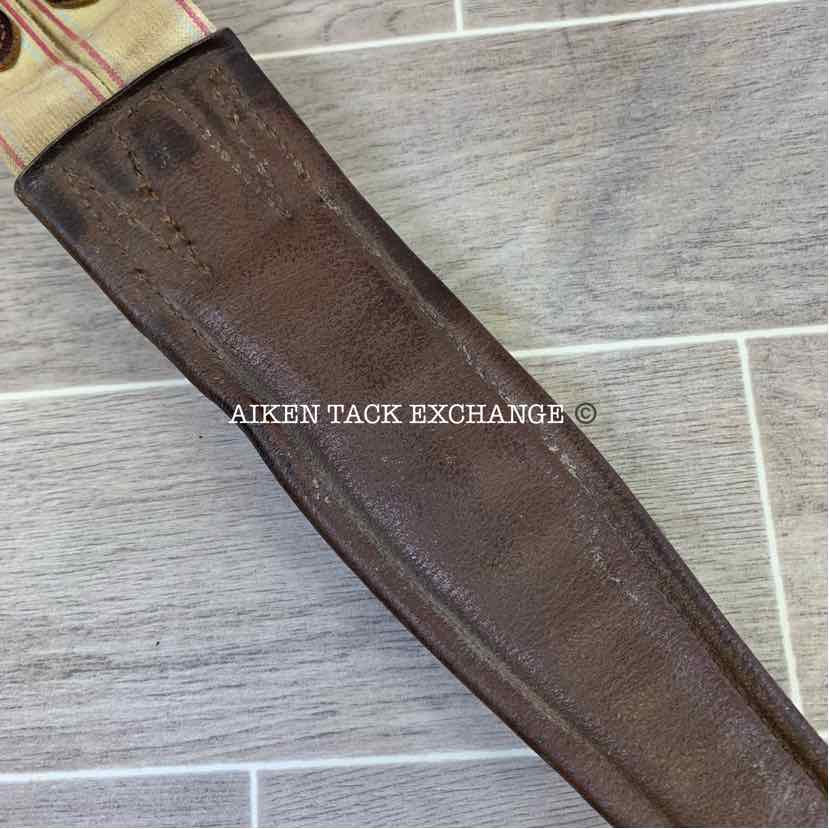 Leather Girth w/ Elastic at One End 54"