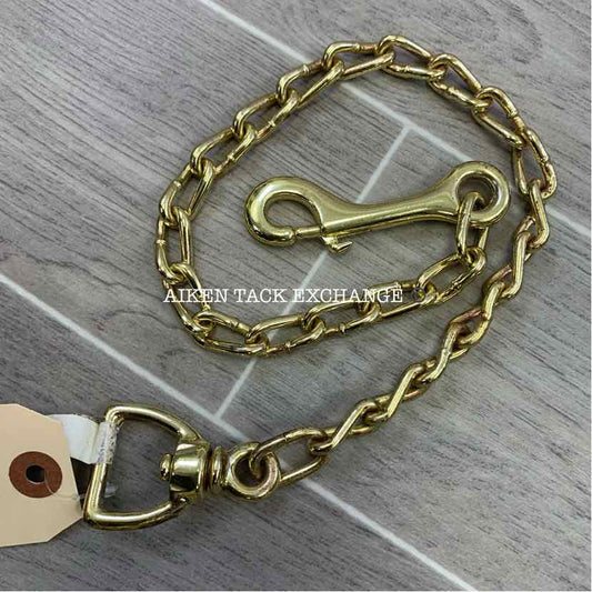 weaver Leather Brass Plaited Lead Chain 24"