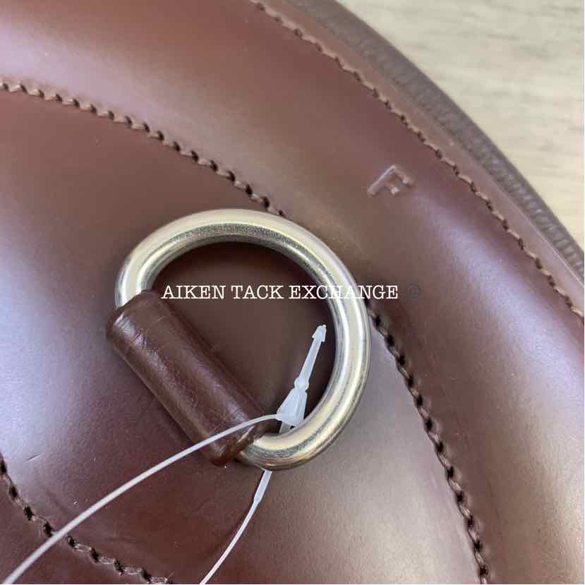 KL Select Red Barn Balance Anatomic Shoulder Relief Dressage Girth, Brown, 28"