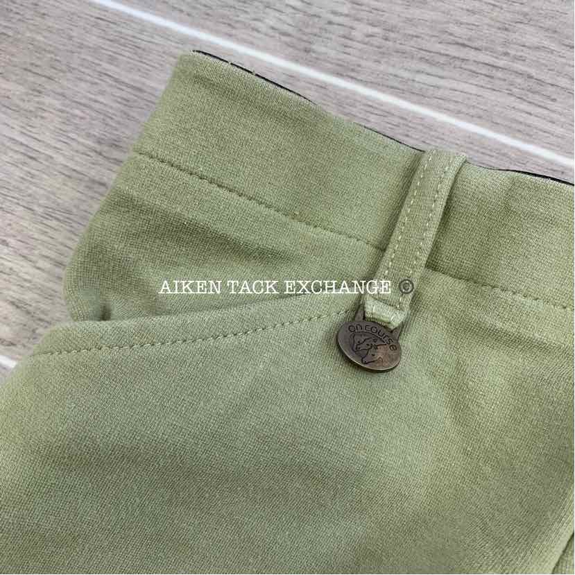 On Course Cotton Naturals Knee Patch Breeches, Size 14