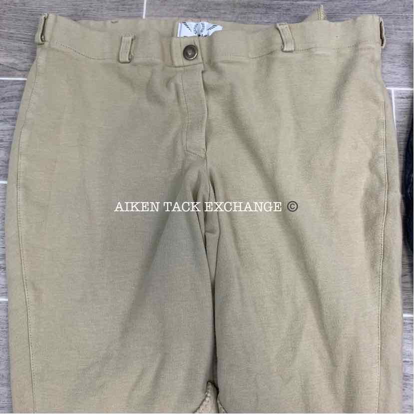 BARGAIN BUNDLE: 2 Pairs of TuffRider Knee Patch Breeches, Size 32 & 34