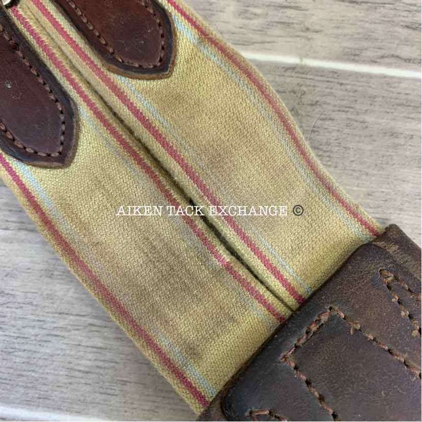 Leather Girth w/ Elastic at One End 54"