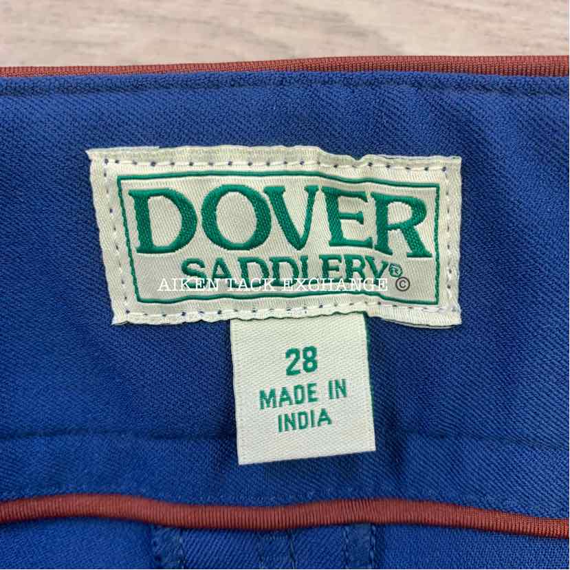 Dover Saddlery Knee Patch Breeches, Size 28