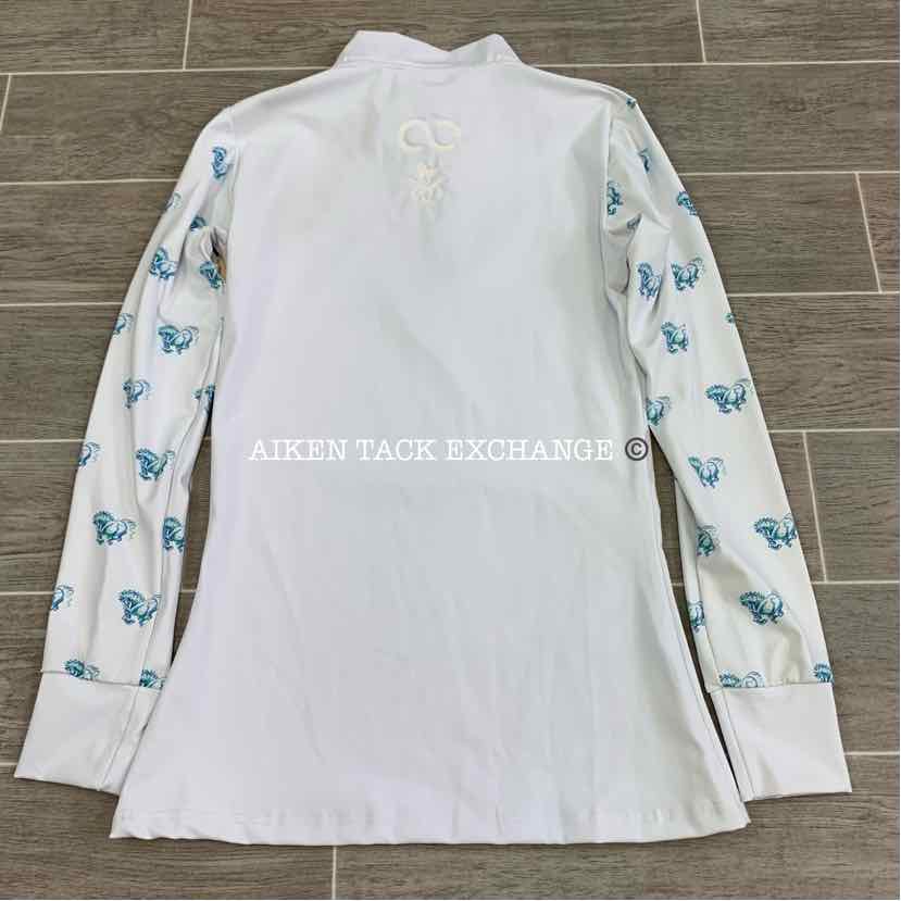 Donna B Long Sleeve Sun Shirt, Size Large
