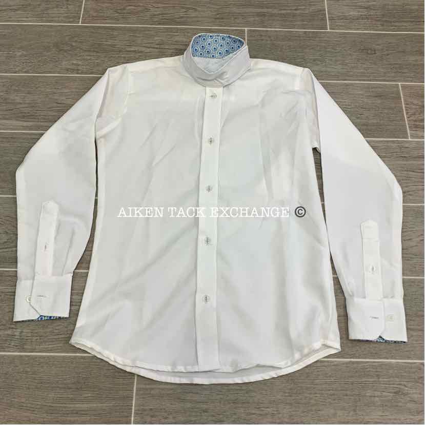 Equine Couture Long Sleeve Show Shirt, Size 10