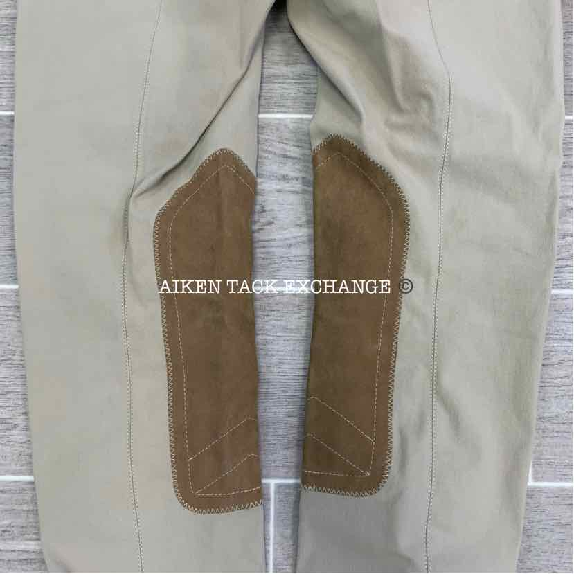 Tailored Sportsman Trophy Hunter Knee Patch Breeches, Size 16