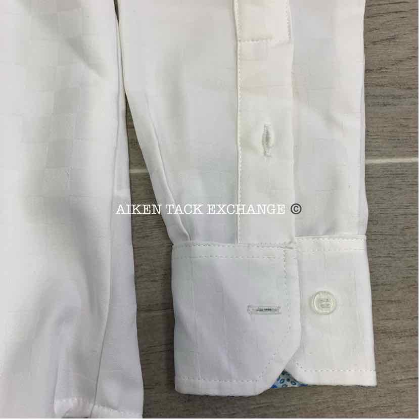 Equine Couture Long Sleeve Show Shirt, Size 10