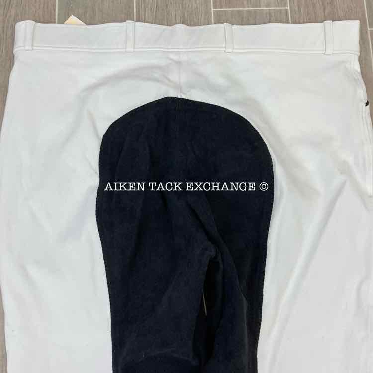 Royal Highness Front Zip Full Seat Breeches, Size 44 R