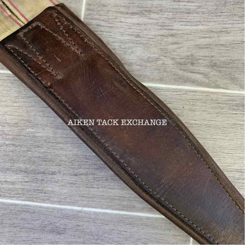 Leather Girth w/ Elastic at One End 54"