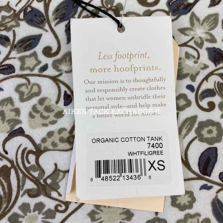 Kerrits EQL Organic Cotton Printed Tank Top, Size XS
