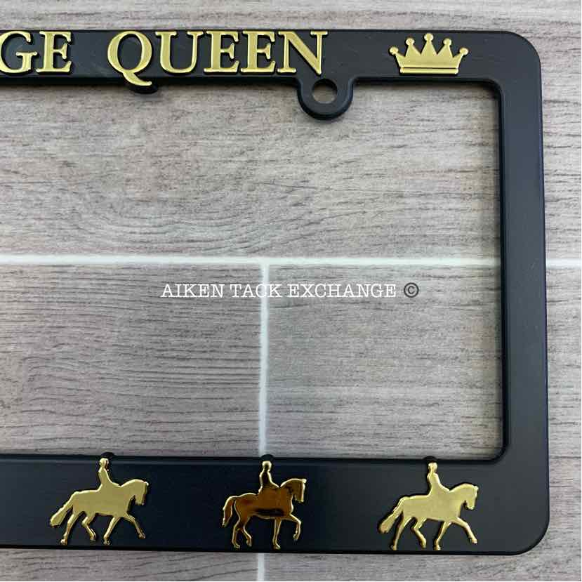 Dressage Queen License Plate Holder