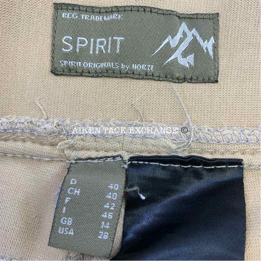 Horze Knee Patch Pull On Breeches, Size 28