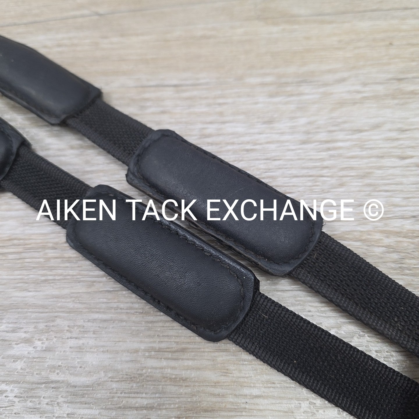 Correct Connect Intermittent Padded Reins, Black, 55"