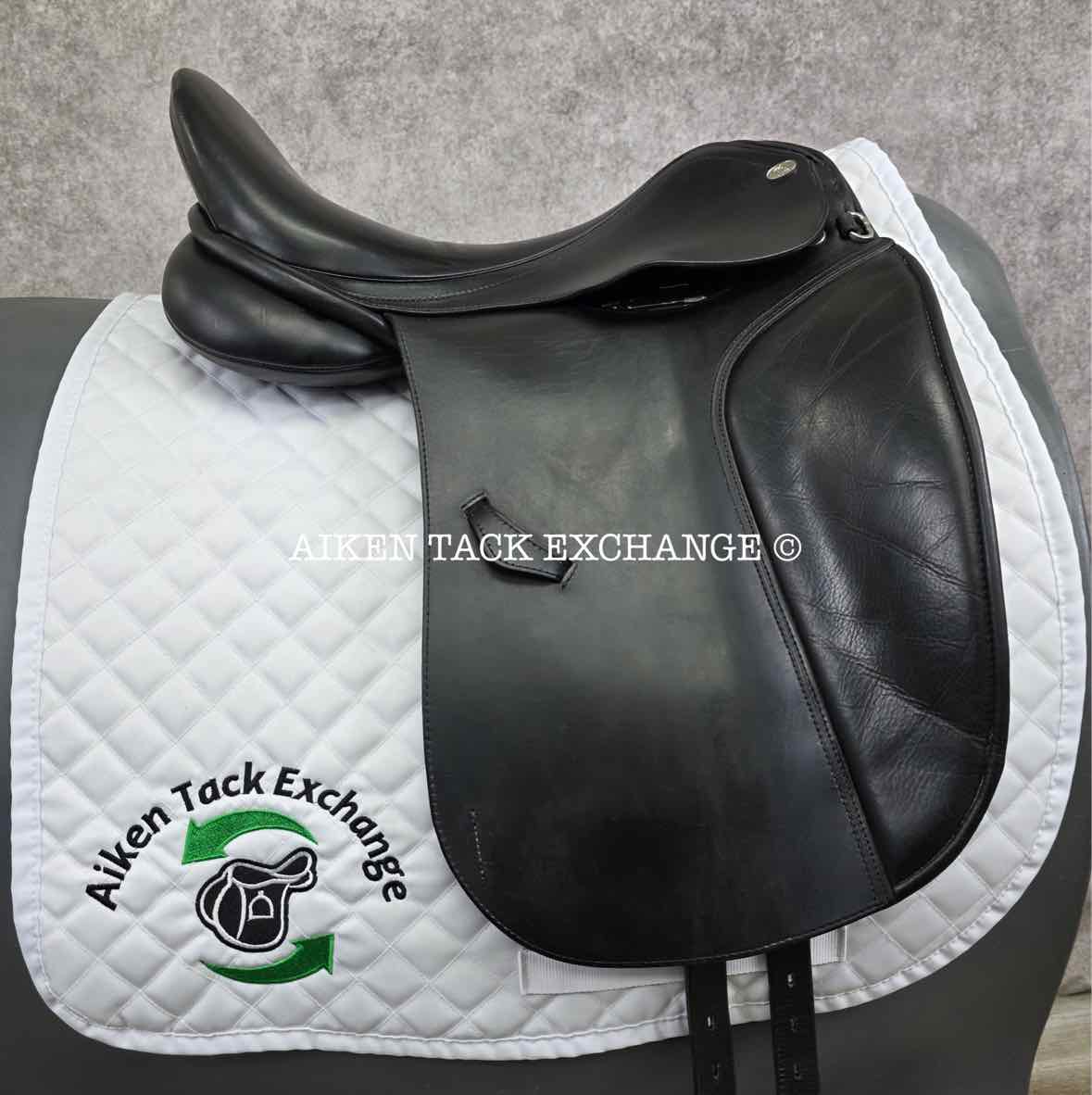 2010 Duett Fidelio Dressage Saddle, 18" Seat, XX-Wide Hoop Tree - 38, Wool Flocked Panels