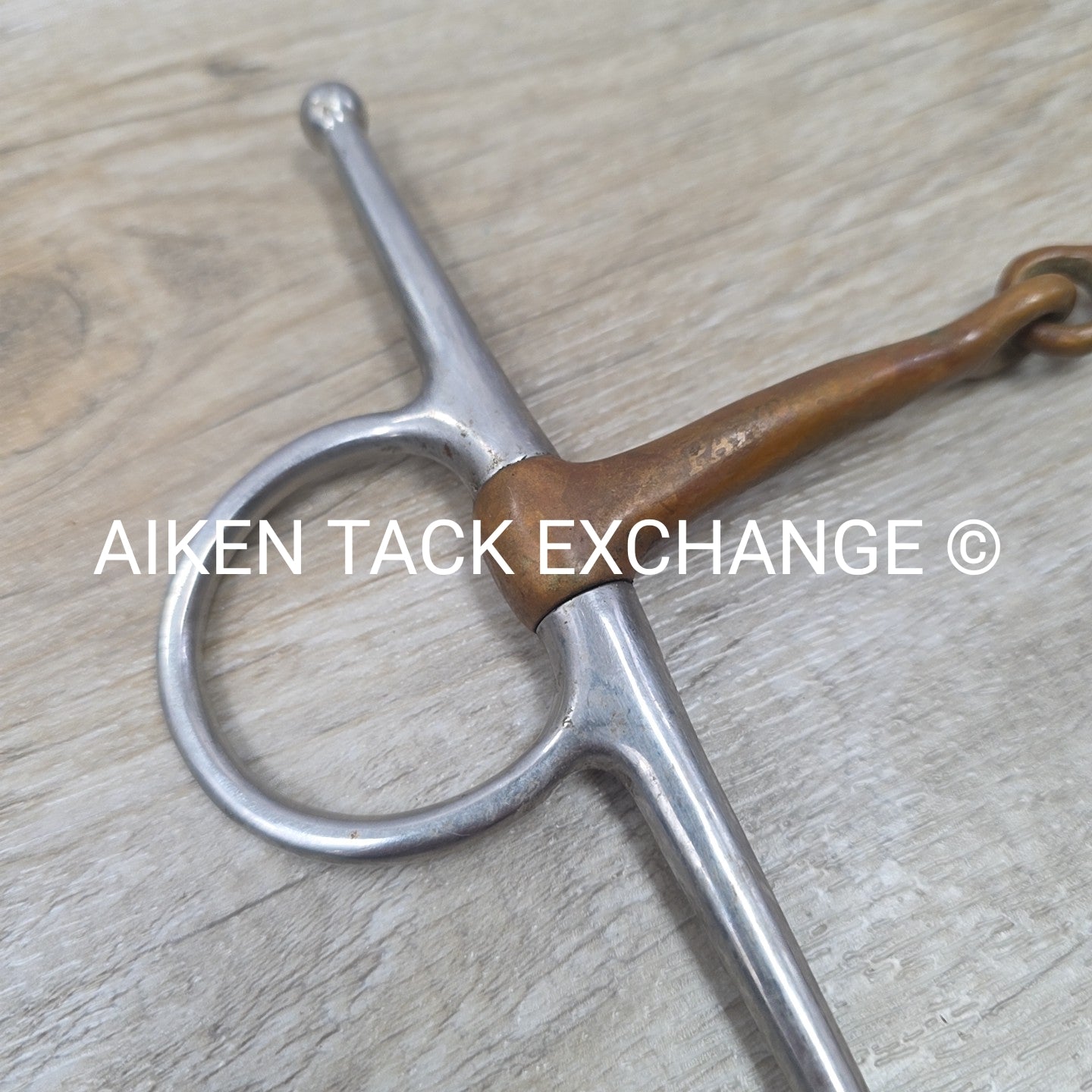 Partrade Single Joint Copper Full Cheek Bit 5"