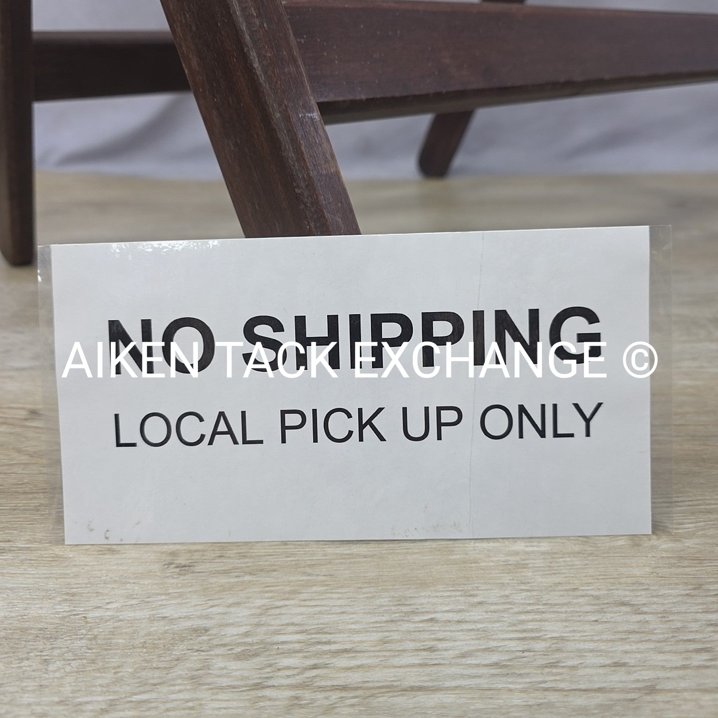 Beval Wood Portable Folding Saddle Stand