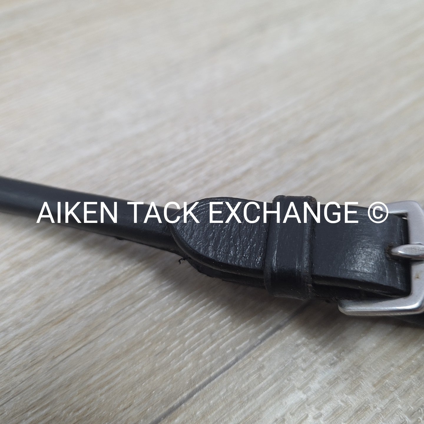Rolled Leather Grab Strap