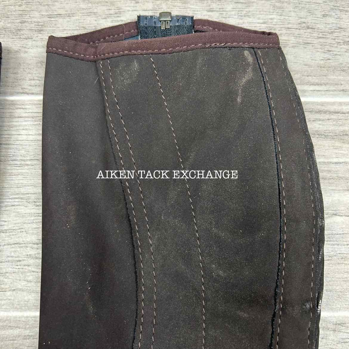 Dublin Easy-Case II Half Chaps, Brown, Size Small