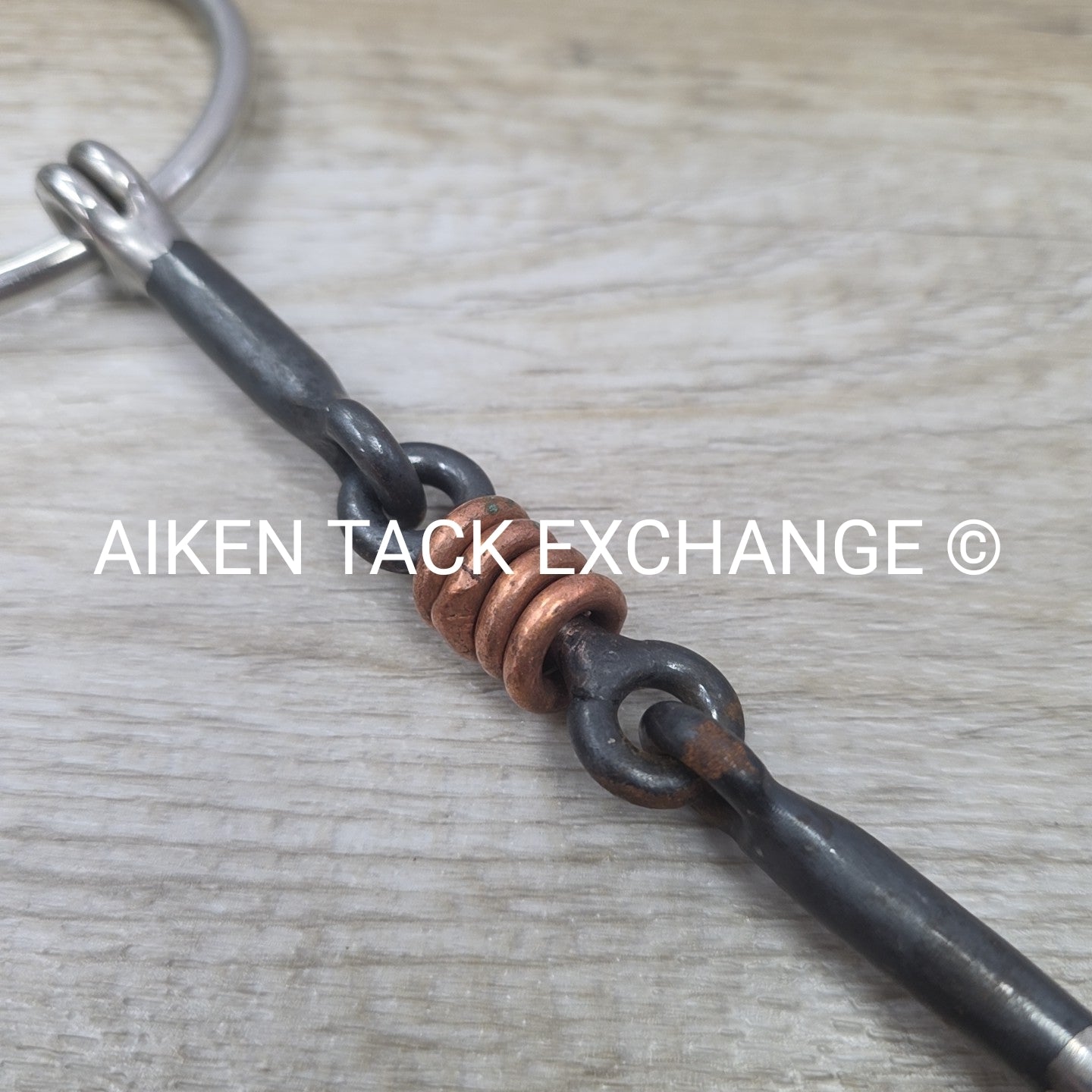 Sweet Iron Double Joint Loose Ring Bit with Copper Rings 5.5"