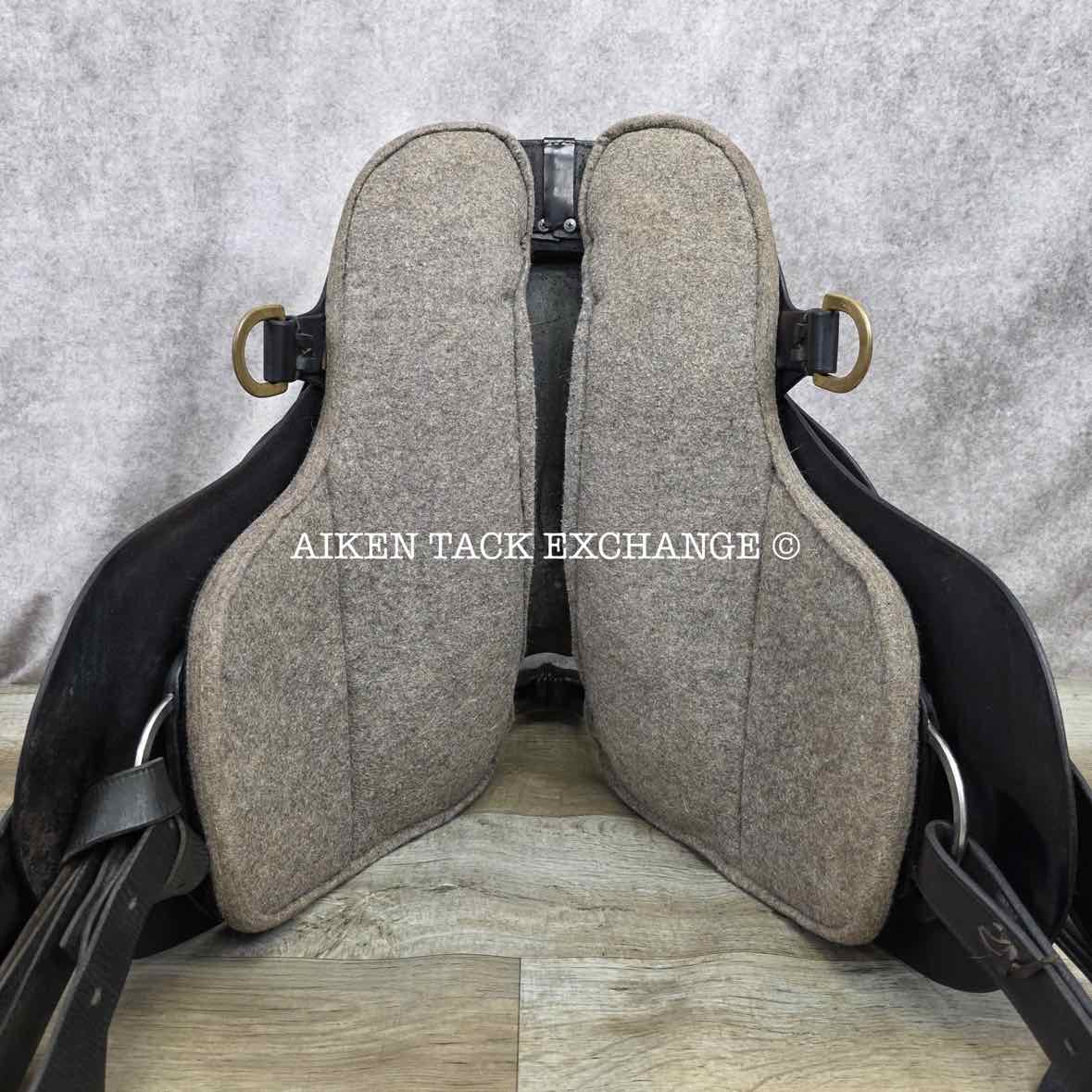 2005 Tucker 146 River Plantation Endurance Saddle, 17.5" Seat, Medium Tree - Semi QH Bars