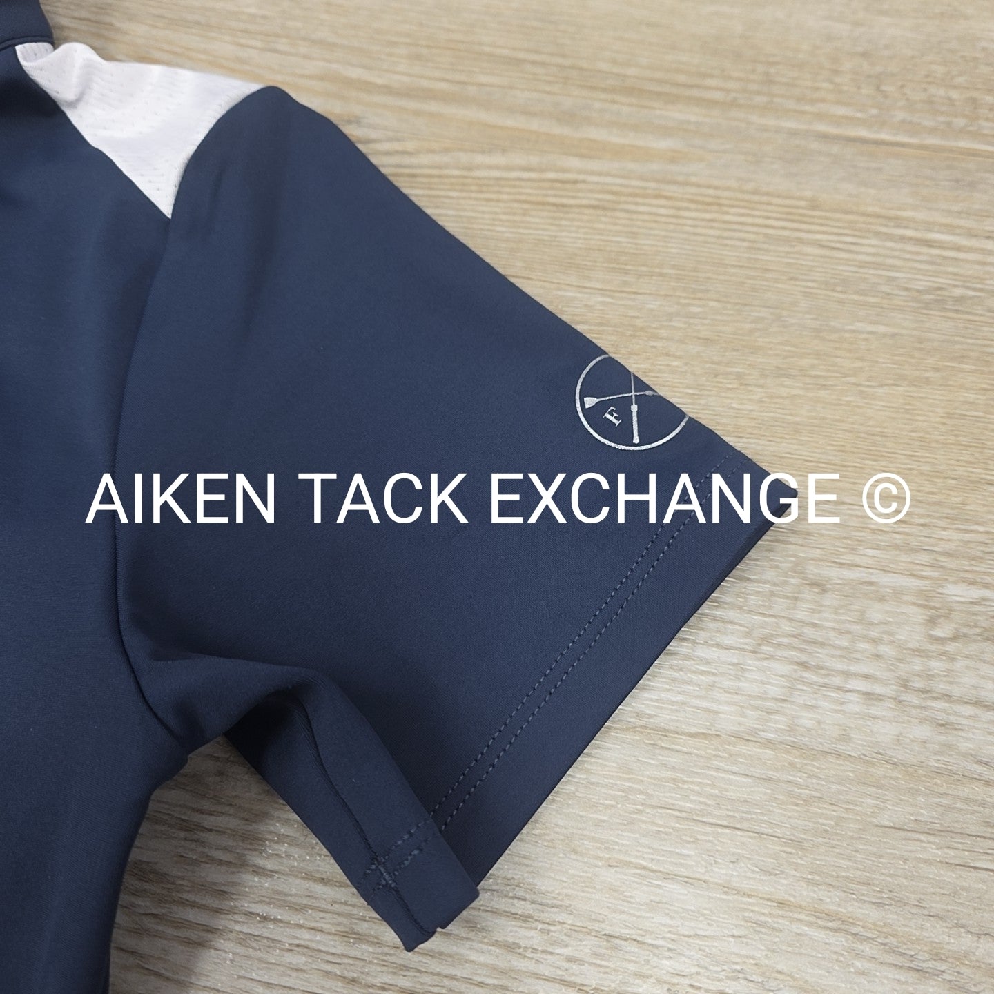 Free Ride Equestrian Devon Short Sleeve Show Shirt, Size Large