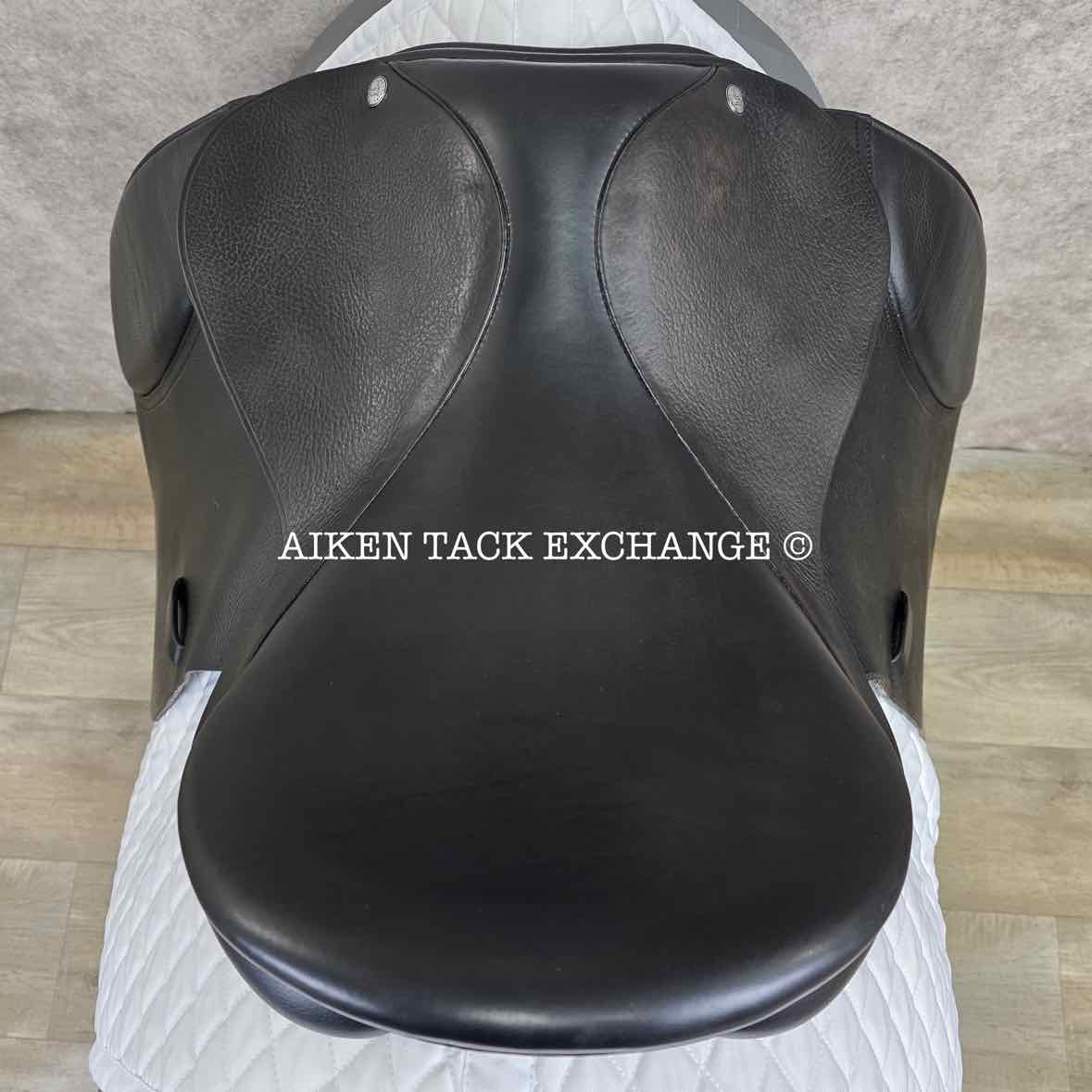 Smith-Worthington Nightwind Dressage Saddle, 17.5" Seat, XX-Wide Hoop Tree, Wool Flocked Panels