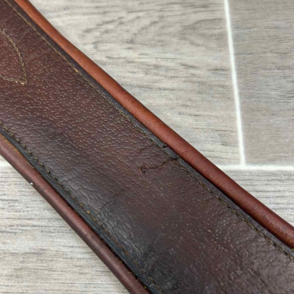 HDR Leather Girth with Single End Elastic 50"