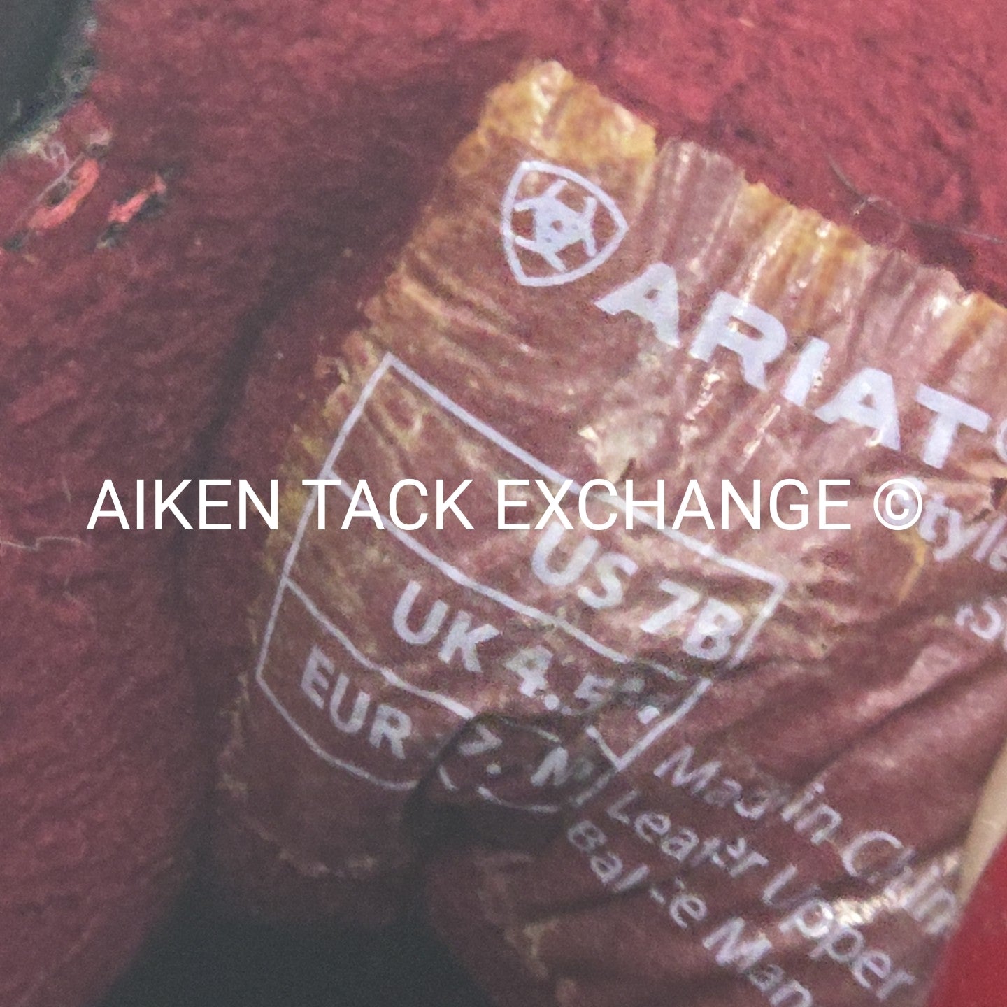 Ariat Extreme Waterproof Insulated Lace Up Paddock Boots, Size 7