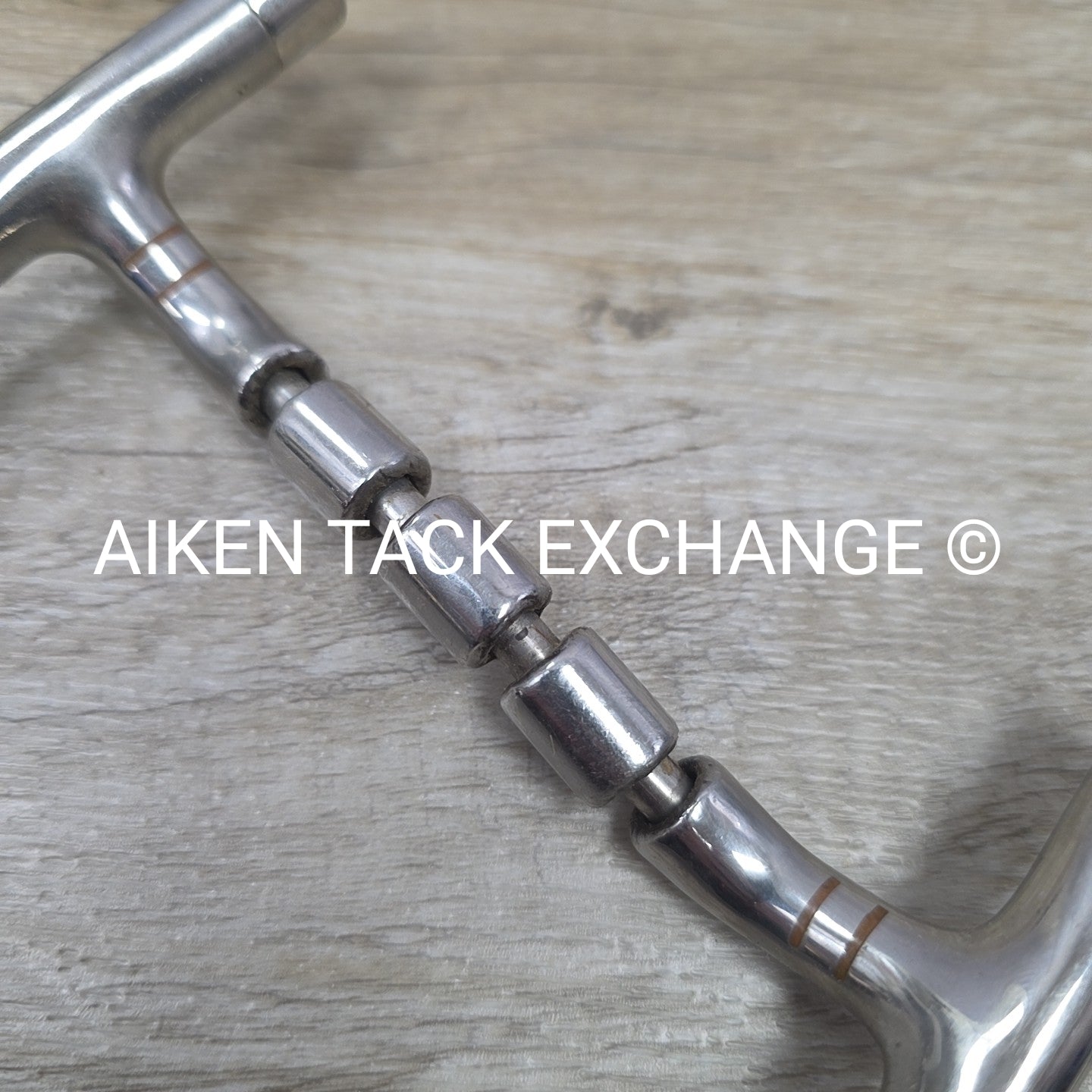 Myler English Dee with Hooks Mullen Triple Barrel Pony Bit MB 32-3 4.5"