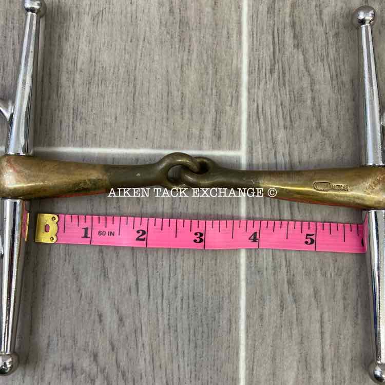 Herm Sprenger Single Joint Full Cheek Gag Bit 5.75"