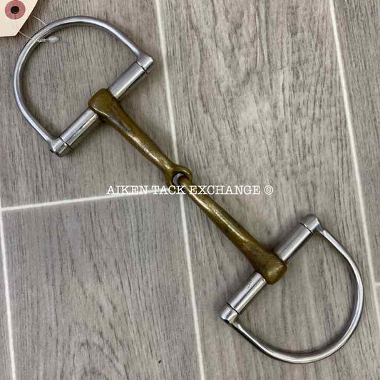 Herm Sprenger KK Shaped Aurigan Single Joint D Ring Bit 5.5"