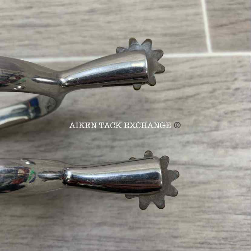 Korsteel POW Brass Rowel Spurs, 35mm