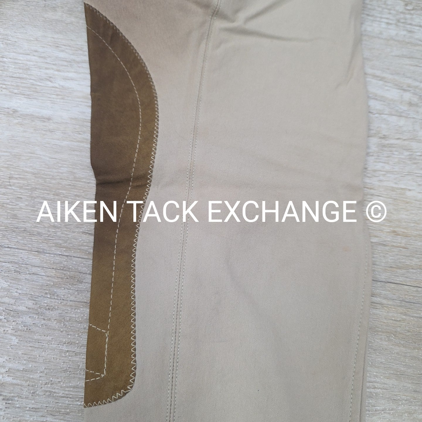 Tailored Sportsman Trophy Hunter Knee Patch Sock Bottom Breeches, Size 28