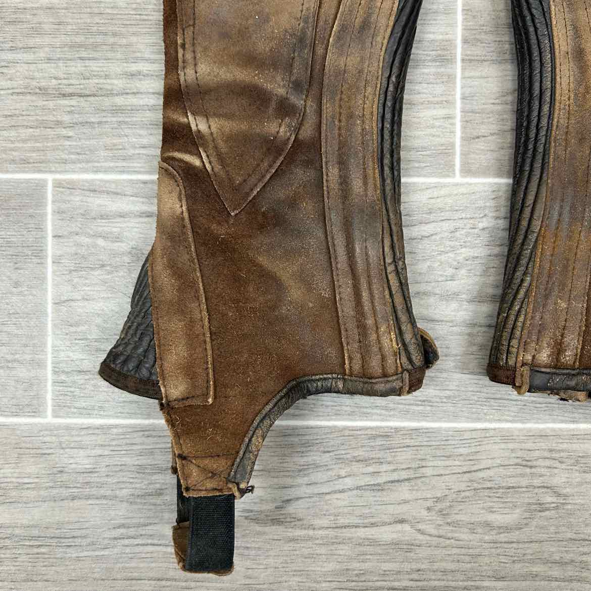 Ovation Suede Half Chaps, Size Child's Tall