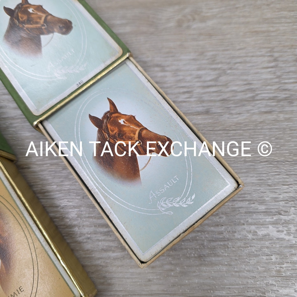 2 Packs of Horse Playing Cards, Assault & Stymie