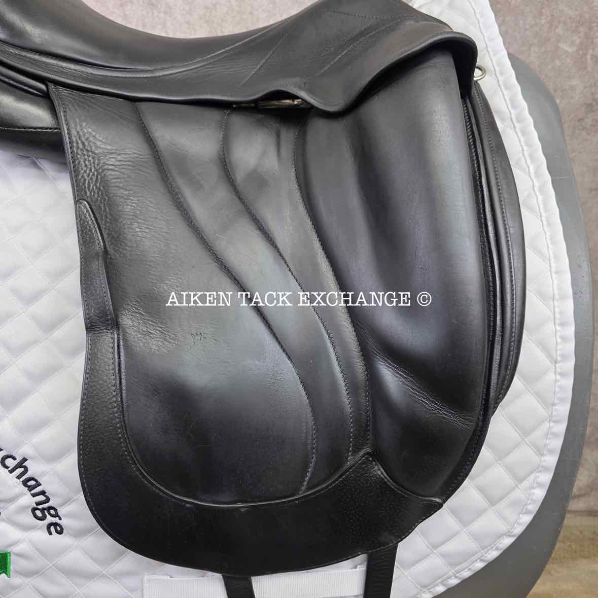 2014 Antares Concept Monoflap Dressage Saddle, 18" Seat, 3R Flap, Medium Wide Tree, Foam Panels, Full Buffalo Leather