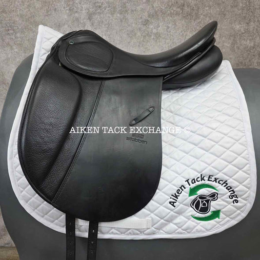 2004 Stubben Scandica DL Dressage Saddle, 17.5" Seat, 32cm Tree - Wide, Wool Flocked Panels
