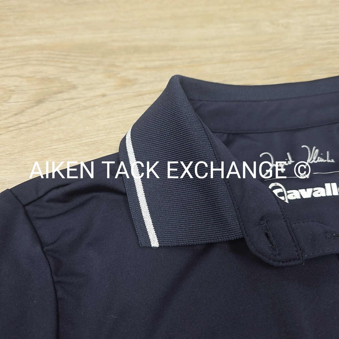 Ingrid Klimke by Cavallo Short Sleeve Polo Top, Size 38