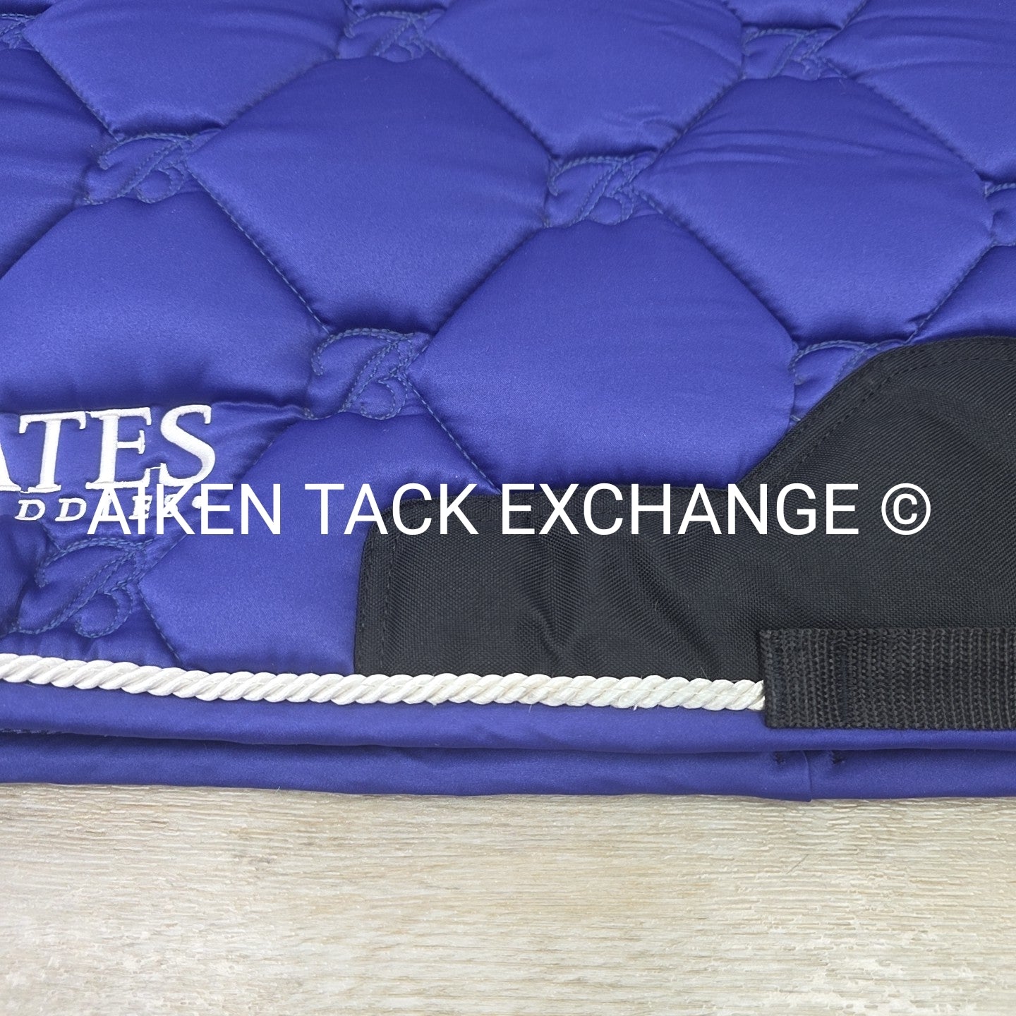 Bates Dressage Saddle Pad with Logo Embroidery - Size Full
