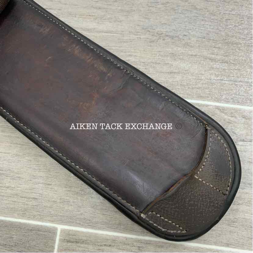 Voltaire Padded Leather Anatomic Short Girth, Brown, 24" (has blemishes)