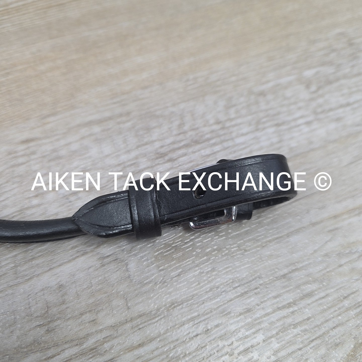 Rolled Leather Saddle Grab Strap