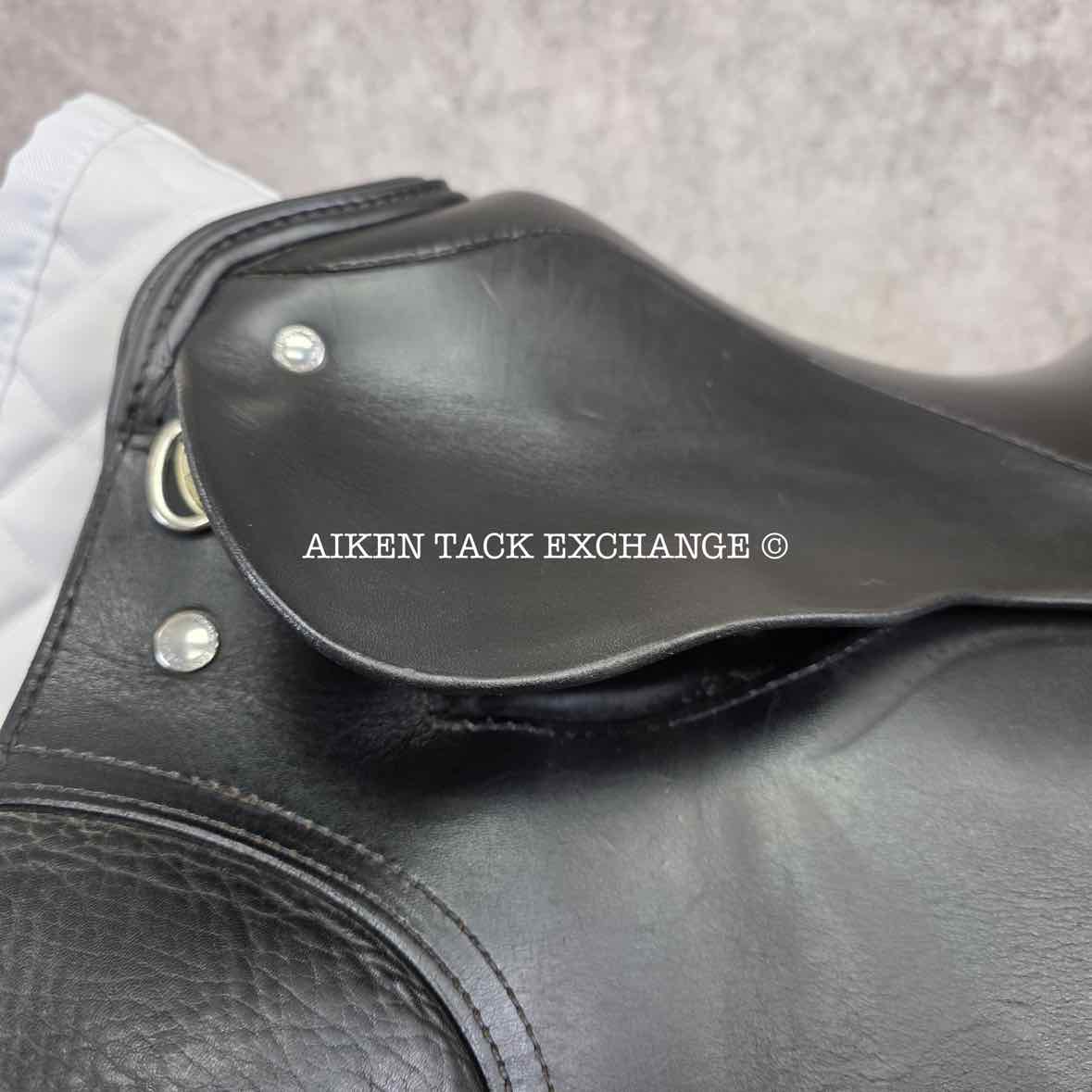 2005 Passier Grand Gilbert Dressage Saddle, 17" Seat, Medium Wide Tree, Wool Flocked Panels